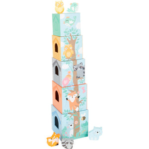 small foot - Pastel Animals Stacking Tower