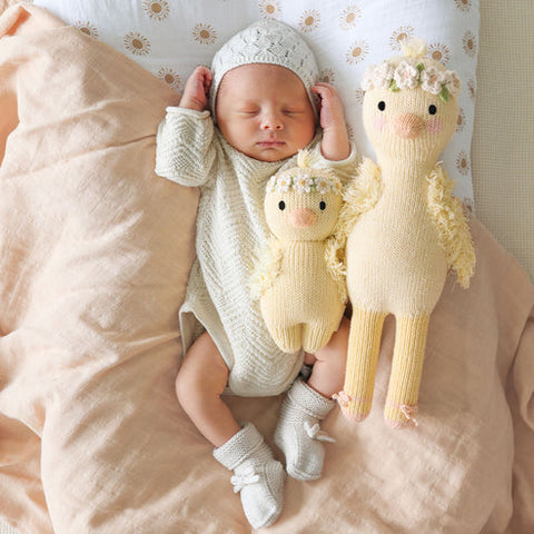 cuddle + kind - Baby Duckling w/Ivory Floral