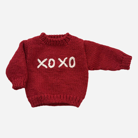 The Blueberry Hill - XOXO Sweater | Red