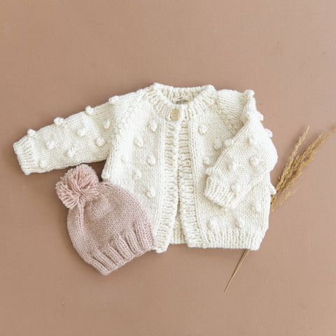 The Blueberry Hill - Popcorn Cardigan | Cream