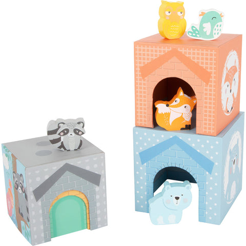 small foot - Pastel Animals Stacking Tower