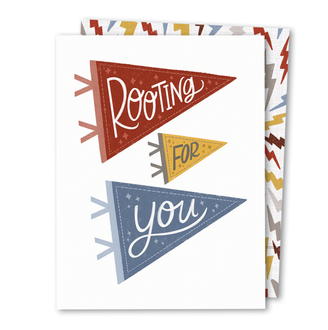 The Noble Paperie - Rooting For You | Support and Encouragement Motivation Card