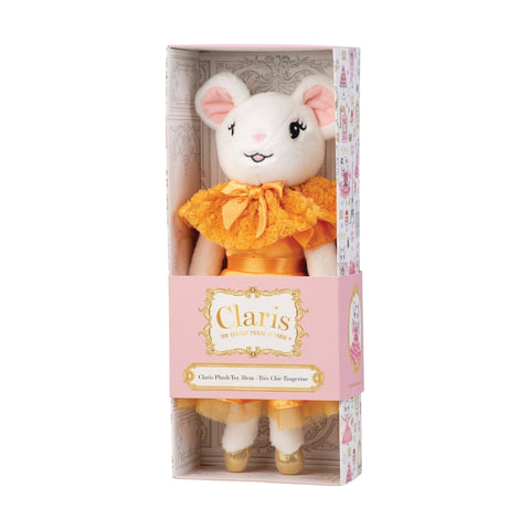 Bunnies By the Bay - Claris the Mouse - Tres Chic Tangerine Plush Doll