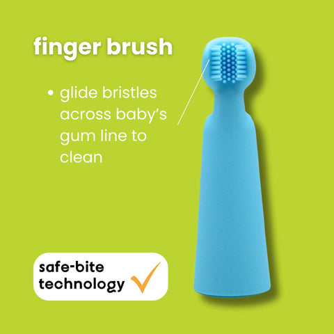 oogiebear - Oogiebear finger brush and tongue scraper