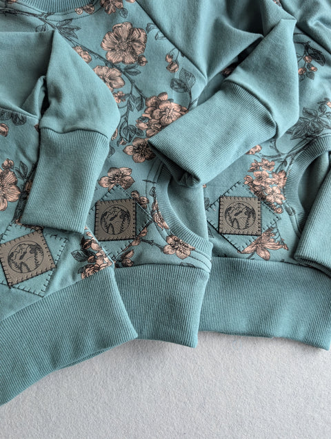 Sew BeYOUtful - Children's Grow with Me Pullover or Hoodie | Cherry Blossoms