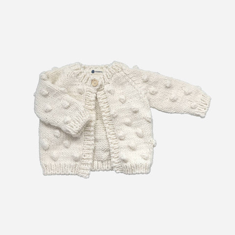 The Blueberry Hill - Popcorn Cardigan | Cream