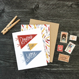 The Noble Paperie - Rooting For You | Support and Encouragement Motivation Card