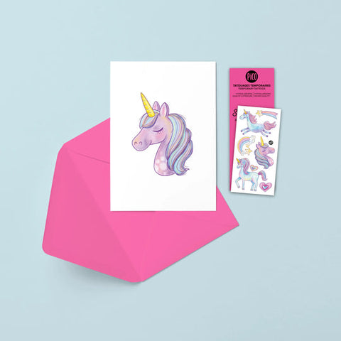 Pico | Greeting Cards with Temporary Tattoo Sheet