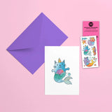 Pico | Greeting Cards with Temporary Tattoo Sheet