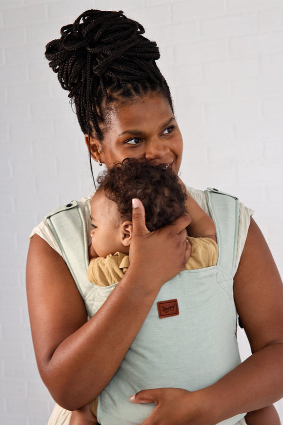 Happy Baby - Onbuhimo Baby Carrier | Seafoam + Desert Tan