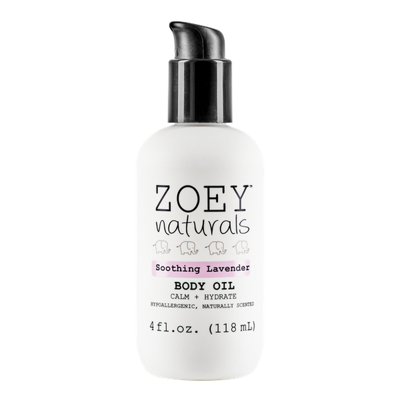 Zoey Naturals - Body Oil - Soothing Lavender - 4fl oz