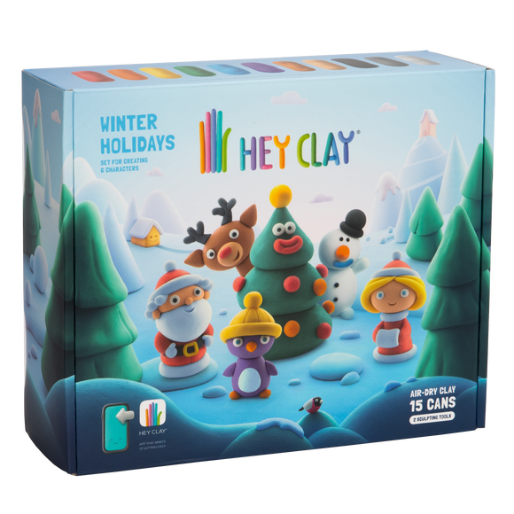 Fat Brain Toy Co. - Hey Clay Winter Holidays Set