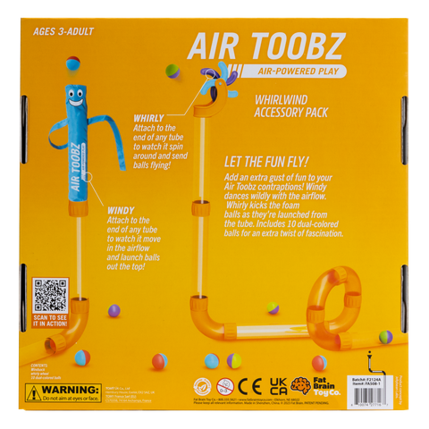 Fat Brain Toy Co. -  Air Toobz Whirl Wind Accessory Pack