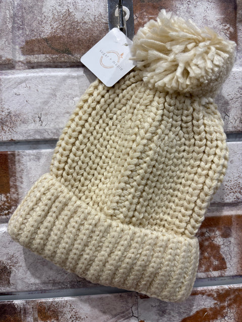 Sugar and Maple - Knit Pompom Hat