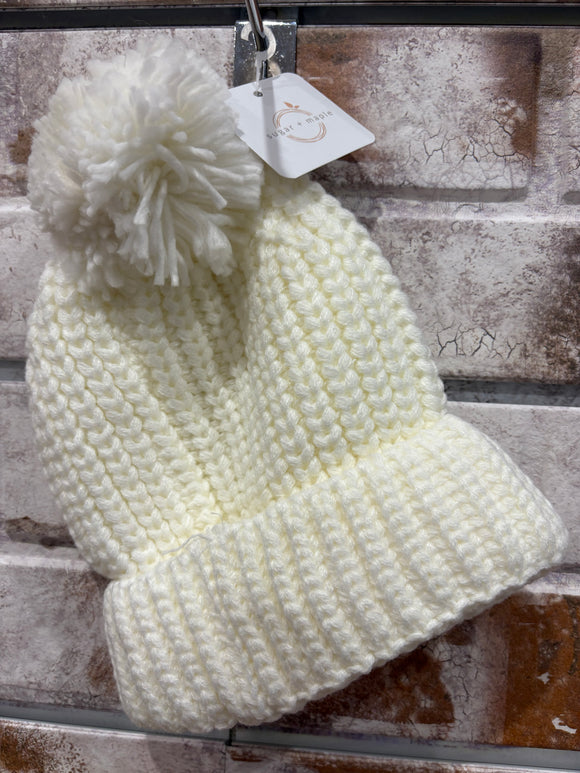 Sugar and Maple - Knit Pompom Hat