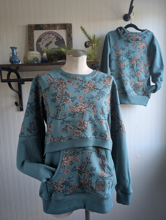 Sew BeYOUtful - Adult Nursing Pullover | Cherry Blossoms