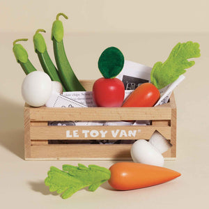 Le Toy Van - Harvest Vegetables Wooden Food Crate