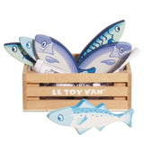 Le Toy Van - Market Fish Wooden Play Food Crate