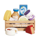 Le Toy Van - Cheese & Dairy Wooden Market Crate