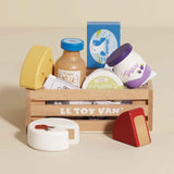 Le Toy Van - Cheese & Dairy Wooden Market Crate