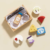 Le Toy Van - Cheese & Dairy Wooden Market Crate