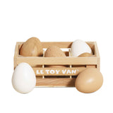 Le Toy Van - Farm Eggs Wooden Market Crate