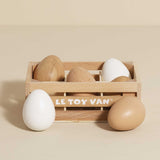 Le Toy Van - Farm Eggs Wooden Market Crate