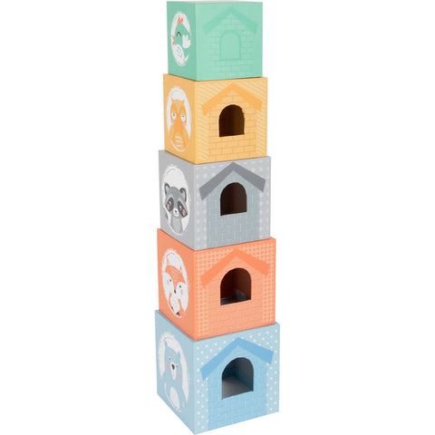 small foot - Pastel Animals Stacking Tower