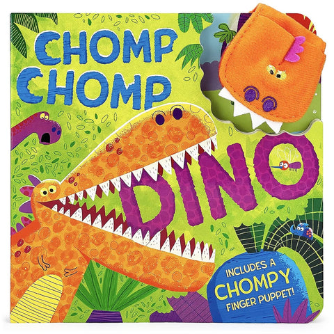 Cottage Door Press - Chomp Chomp Dino - Finger Puppet Book