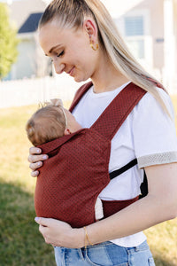 Happy Baby - Versa Baby Carrier | Cinnamon Dot + Black Webbing