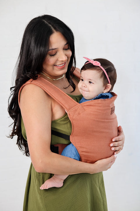 Happy Baby - Original Baby Carrier | Clay + Black Webbing