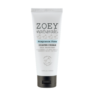 Zoey Naturals - Diaper Cream - Fragrance Free - 3.4fl oz