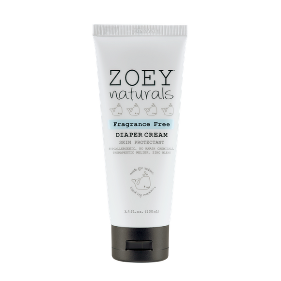 Zoey Naturals - Diaper Cream - Fragrance Free - 3.4fl oz