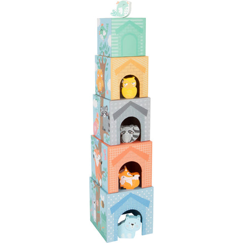 small foot - Pastel Animals Stacking Tower