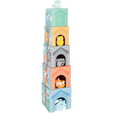 small foot - Pastel Animals Stacking Tower