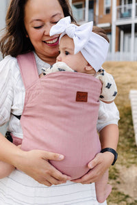 Happy Baby - Versa Baby Carrier | Mauve + Black Webbing