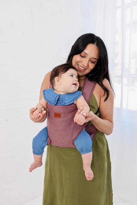 Happy Baby - Revolution Baby Carrier | Taro + Desert Tan Webbing