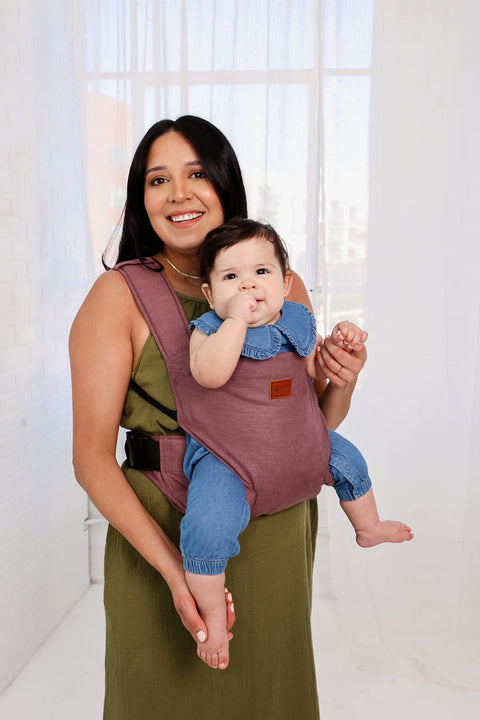 Happy Baby - Revolution Baby Carrier | Taro + Black Webbing