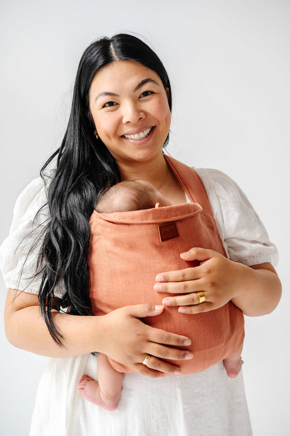 Happy Baby - Versa Baby Carrier | Clay + Black Webbing