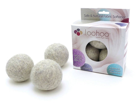 LooHoo - Wool Dryer Balls - Pack of 3