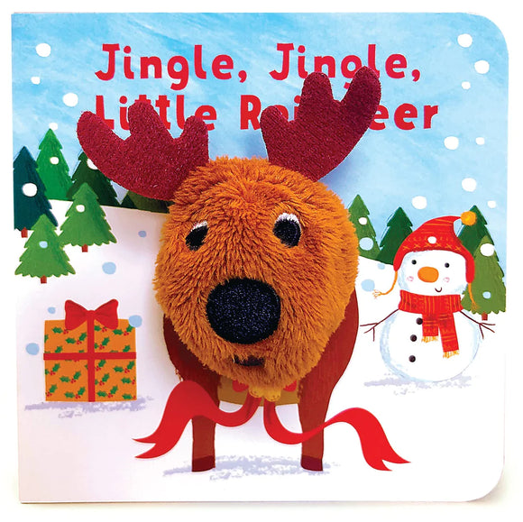 Cottage Door Press - Jingle Jingle Little Reindeer - Finger Puppet Book