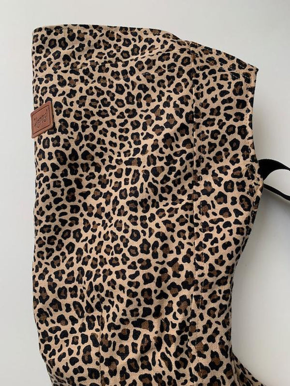 Happy Baby - Doll Carrier | Leopard + Black Webbing