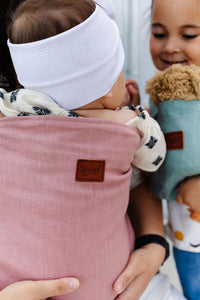 Happy Baby - Original Baby Carrier | Mauve + Desert Tan Webbing